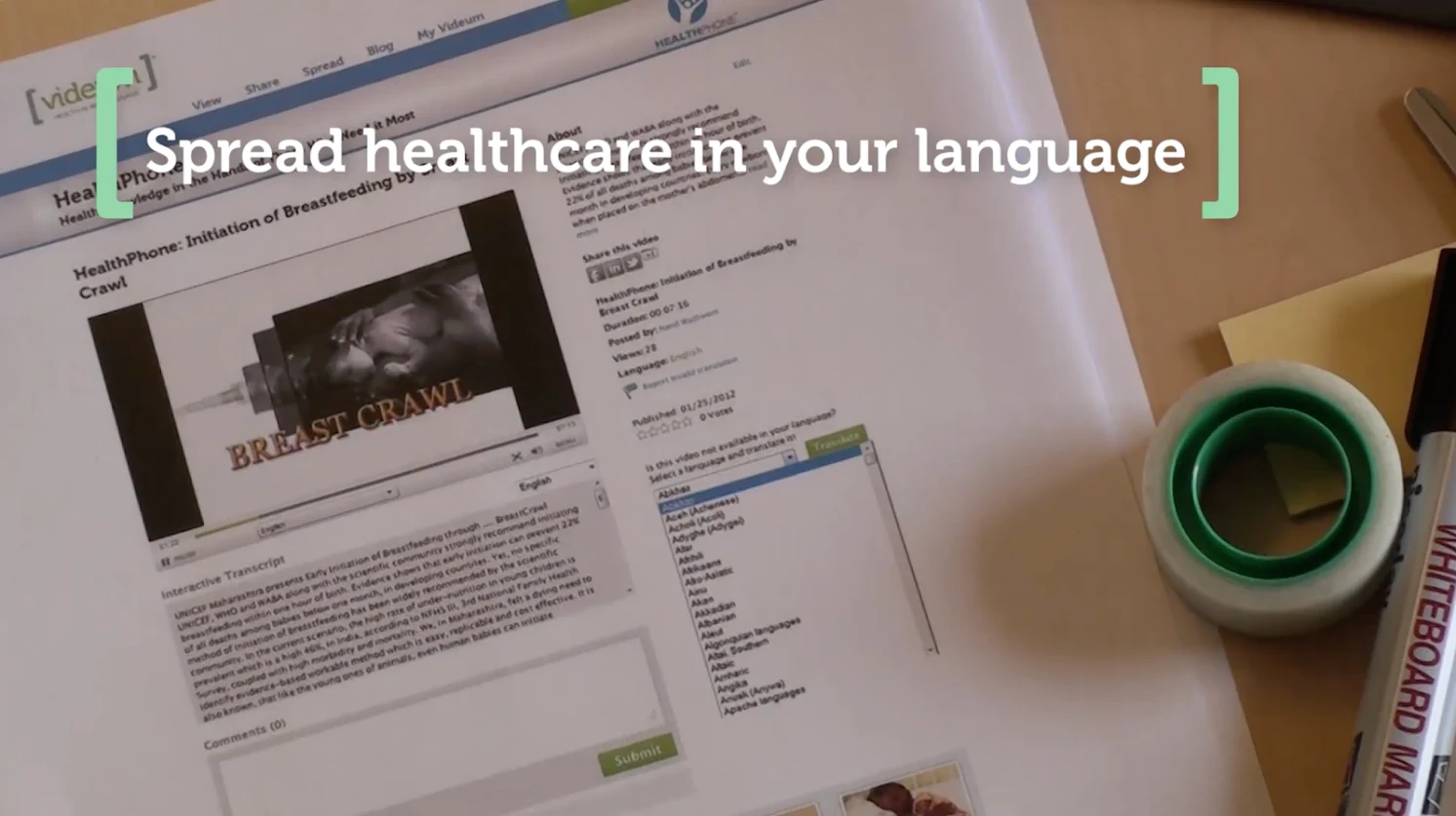 VIDEUM: Translations before the AI age