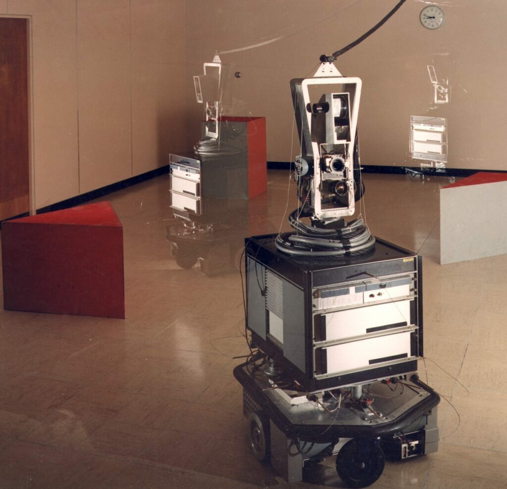 Shakey, the pioneering mobile robot developed at SRI